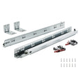 10 Pairs of 533.4mm Drawer Bottom Side Mount Rails, Heavy Duty Full Ball Bearing Extension Steel Track, V952-DZYZSCTHG1001JZM6V0