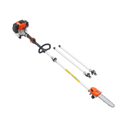 Gas Pole Saw, 43CC 2 Stroke Gas Powered Pole Saws with 25.4 cm Cutting Bar, Cordless Tree Trimmer with V952-ECCYJCS10INCBN4B0002V0