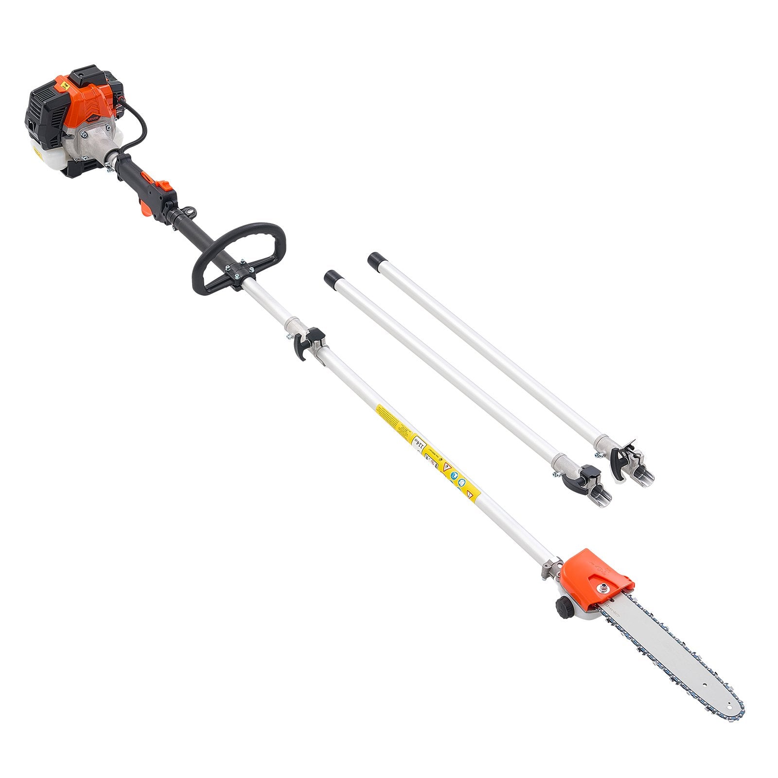 Gas Pole Saw, 25CC 2 Stroke Gas Powered Pole Saws with 30.5 cm Cutting Bar, Cordless Tree Trimmer with 650ml V952-ECCYJCS12INCAT18E002V0