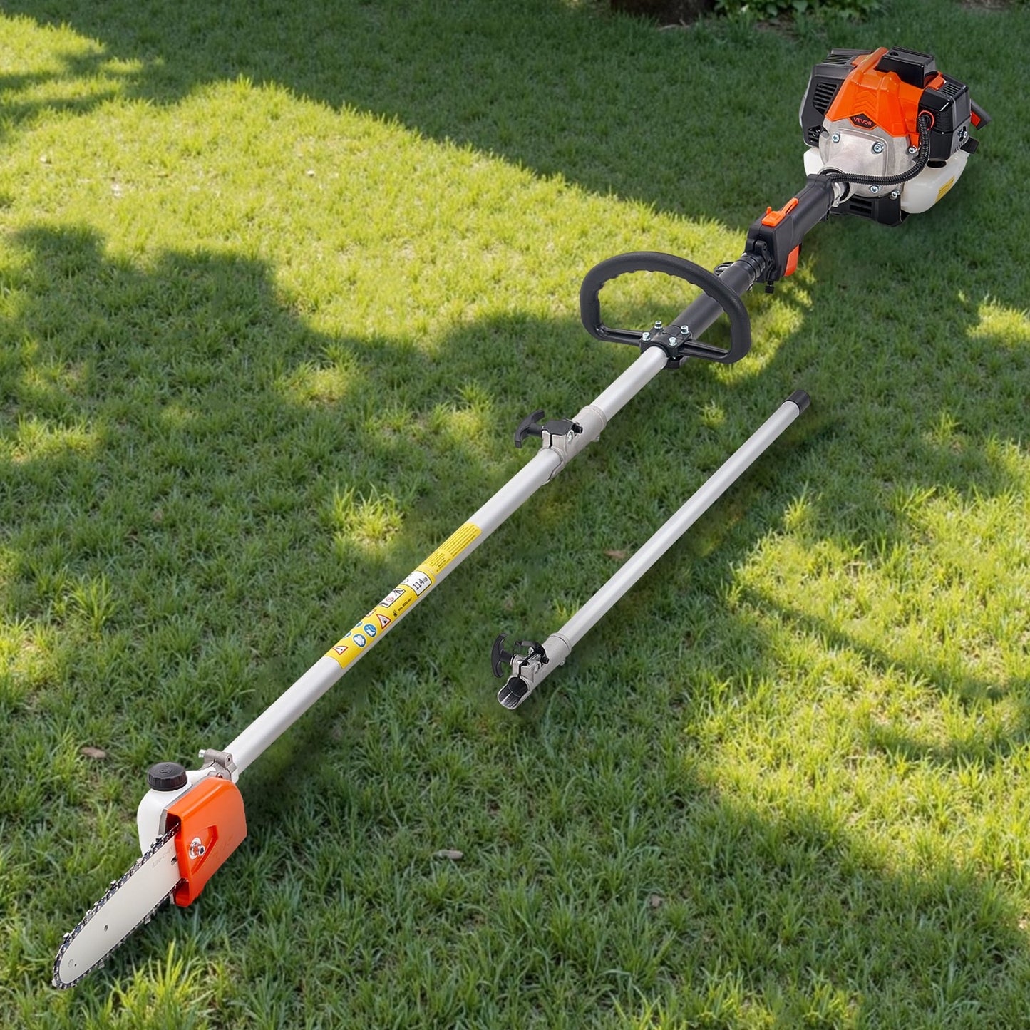 Gas Pole Saw, 25CC 2 Stroke Gas Powered Pole Saws with 20.3 cm Cutting Bar, Cordless Tree Trimmer with 650ml V952-ECCYJCS8INCH86J0A002V0
