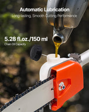 Gas Pole Saw, 33CC 2 Stroke Gas Powered Pole Saws with 20.3 cm Cutting Bar, Cordless Tree Trimmer with 850ml V952-ECCYJCS8INCHCL6X7002V0
