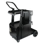 Welding Cart, 2-Tier Heavy Duty Welder Cart with Anti-Theft Lockable Cabinet, 265LBS Weight Capacity, 360 V952-ECDCHJTC265LB8FATV0