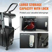 Welding Cart, 2-Tier Heavy Duty Welder Cart with Anti-Theft Lockable Cabinet, 265LBS Weight Capacity, 360 V952-ECDCHJTC265LB8FATV0