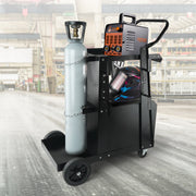 Welding Cart, 2-Tier Heavy Duty Welder Cart with Anti-Theft Lockable Cabinet, 265LBS Weight Capacity, 360 V952-ECDCHJTC265LB8FATV0