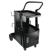 Welding Cart, 2-Tier Heavy Duty Welder Cart with Anti-Theft Lockable Cabinet, 265LBS Weight Capacity, 360 V952-ECDCHJTC265LB8FATV0