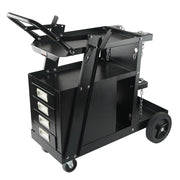 Welding Cart, 2-Tier 4 Drawers Welder Cart with 265 LBS Weight Capacity, Swivel Wheels, Tank Storage Safety V952-ECSTHJTC265LBXFETV0