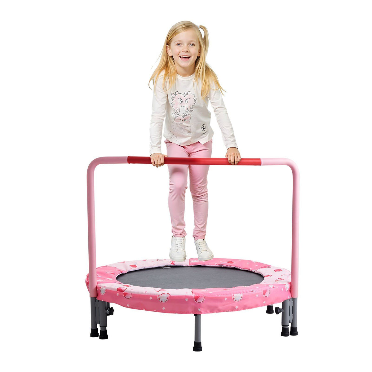 36" Kids Trampoline, 3FT Indoor Outdoor Trampoline, Foldable Mini Trampoline with Handle, Rebounder V952-ETBC36YCYXBC32C6DV0