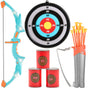 Kids Bow and Arrow Set LED Light Up Outdoor Archery Kit Children 10 Arrows V952-ETGJTZDBTZDBZO2Z7V9