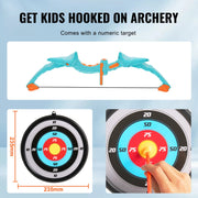 Kids Bow and Arrow Set LED Light Up Outdoor Archery Kit Children 10 Arrows V952-ETGJTZDBTZDBZO2Z7V9