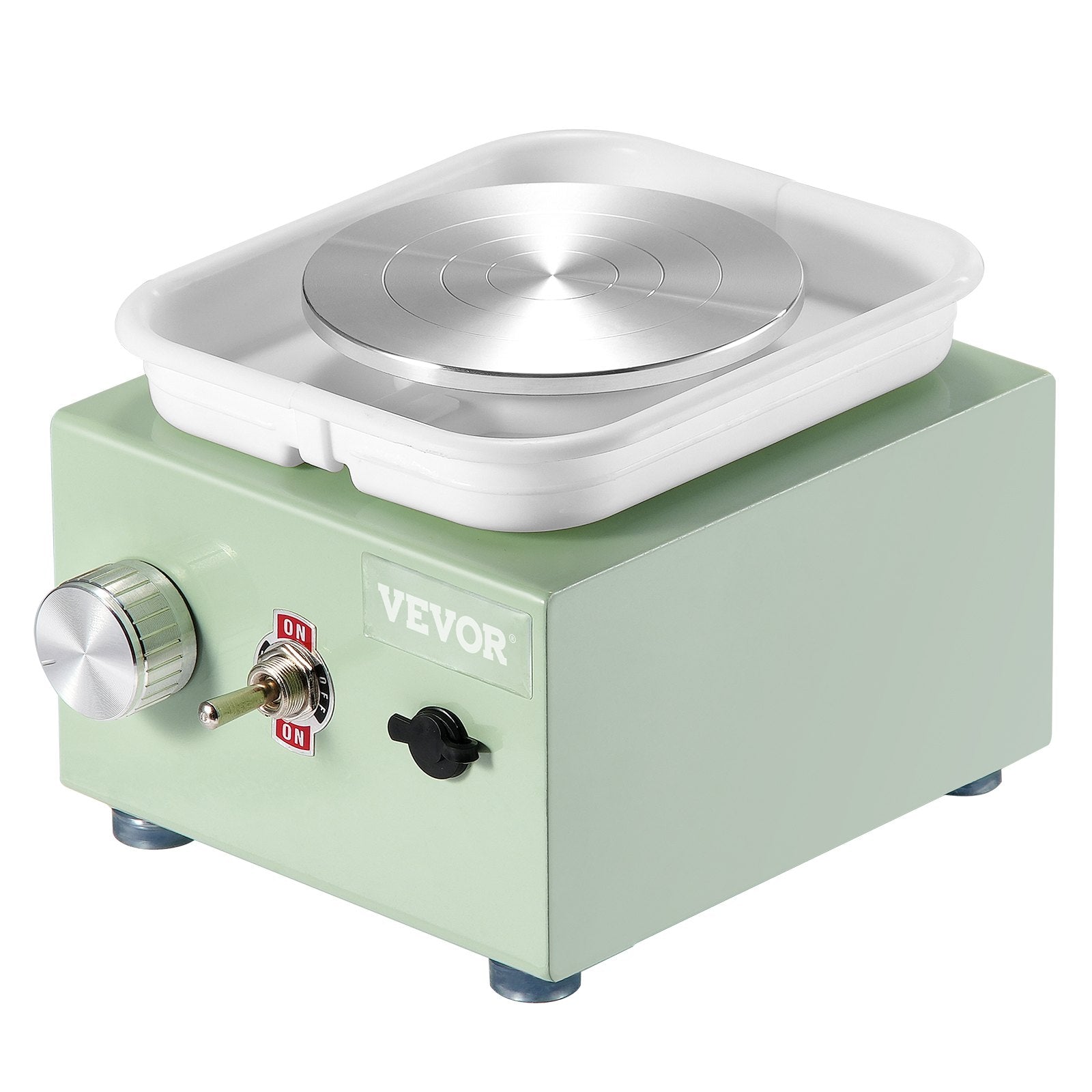 Mini Pottery Wheel, 0-320RPM Adjustable Speed Detachable Basin Forming Machine, 2.56in/3.94in 2 Turntables V952-ETLPJMNXWJBSCU1O5V3
