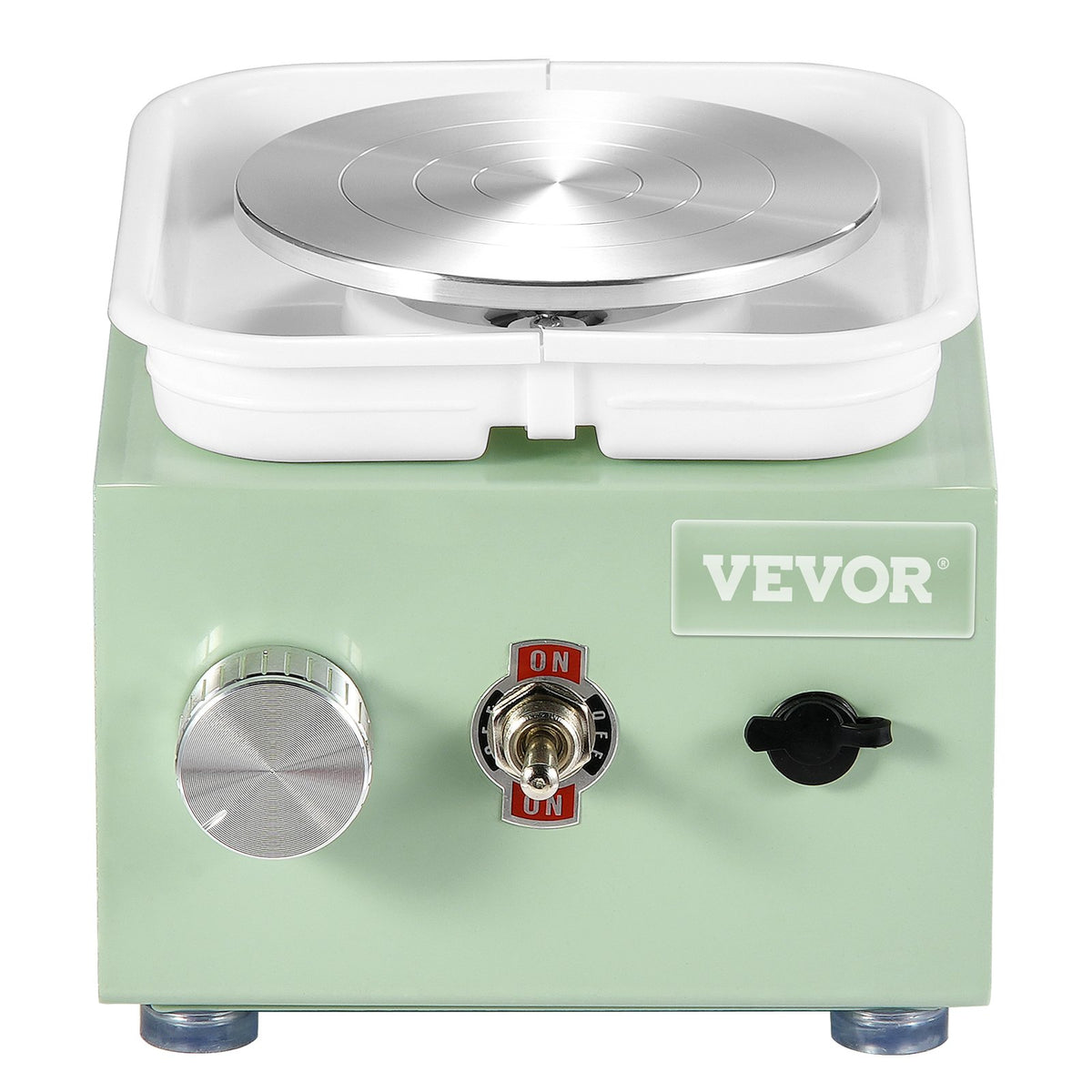 Mini Pottery Wheel, 0-320RPM Adjustable Speed Detachable Basin Forming Machine, 2.56in/3.94in 2 Turntables V952-ETLPJMNXWJBSCU1O5V3