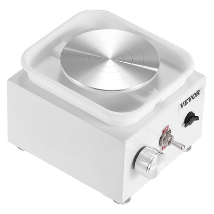 Mini Pottery Wheel Electric Ceramic Wheel Machine 0-320RPM Speed White V952-ETLPJMNXWJBSDTCZ1V3
