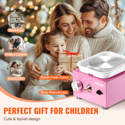 Mini Pottery Wheel Electric Ceramic Wheel Machine 0-320RPM Speed Pink V952-ETLPJMNXWJBSI0YBMV3