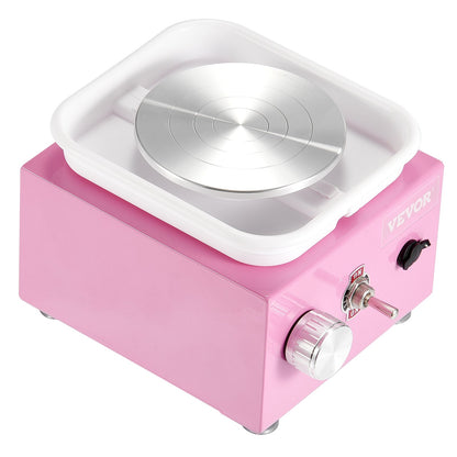 Mini Pottery Wheel Electric Ceramic Wheel Machine 0-320RPM Speed Pink V952-ETLPJMNXWJBSI0YBMV3