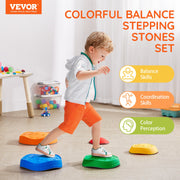 Kids Balance Stepping Stones Sensory Obstacle Course 5 PCS Outdoor Indoor V952-ETPHDJSJHKDB96DGUV0