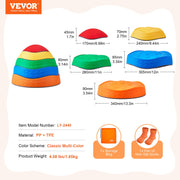 Kids Balance Stepping Stones Sensory Obstacle Course 5 PCS Outdoor Indoor V952-ETPHDJSJHKDB96DGUV0