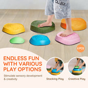 Kids Balance Stepping Stones Sensory Obstacle Course 6 PCS Outdoor Indoor V952-ETPHDJSJHKDBS7SLCV0