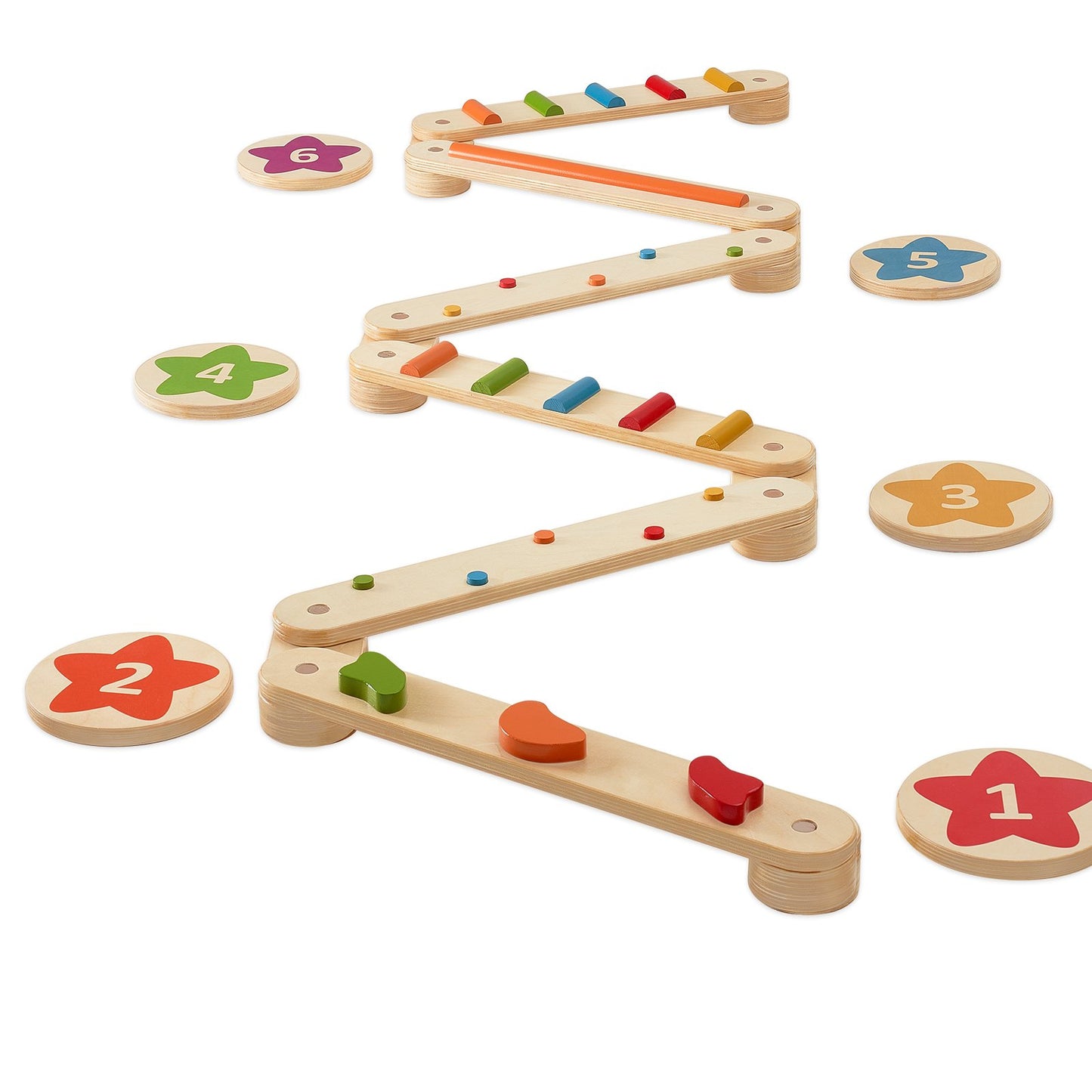 Kids Balance Beam Stepping Stones Gym Obstacle Children Balance Board 6PCS V952-ETPHMMZZAM6B5HOK7V0