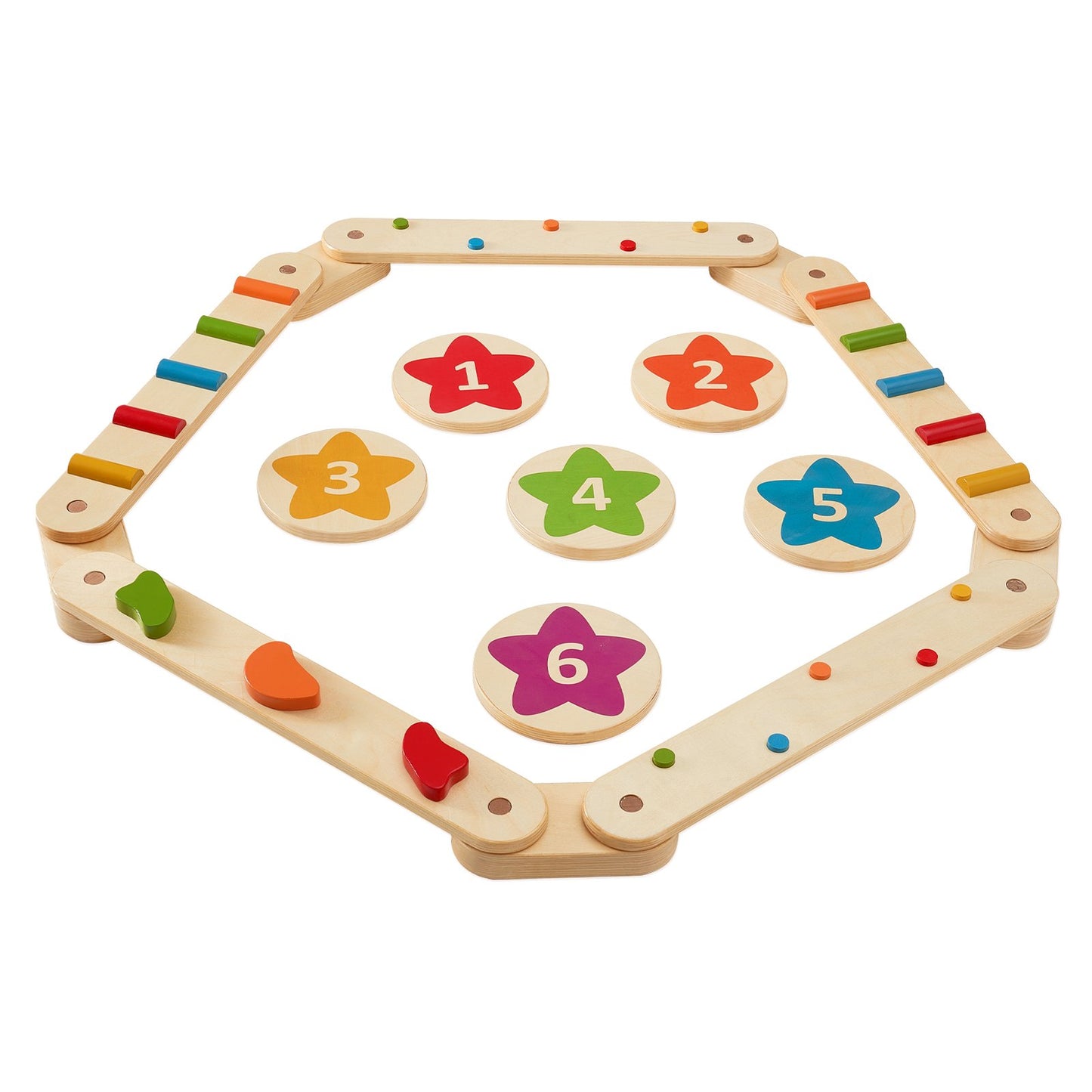 Kids Balance Beam Stepping Stones Gym Obstacle Children Balance Board 6PCS V952-ETPHMMZZAM6B5HOK7V0