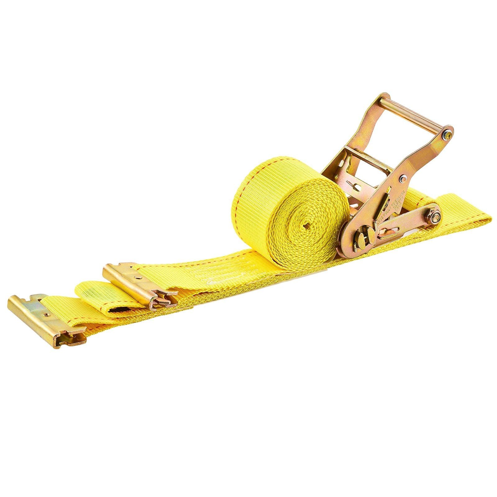 Ratchet Straps, 50.8 mm x 4.6 m, 30 Pack E-Track Tie Down Straps, 1995 kg Break Strength & 662 kg Rated Load, V952-ETRACKJLD2X1PQ6HQ001V0