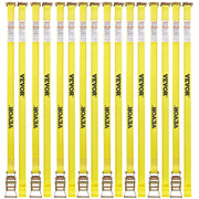 Ratchet Straps, 50.8 mm x 4.6 m, 30 Pack E-Track Tie Down Straps, 1995 kg Break Strength & 662 kg Rated Load, V952-ETRACKJLD2X1PQ6HQ001V0