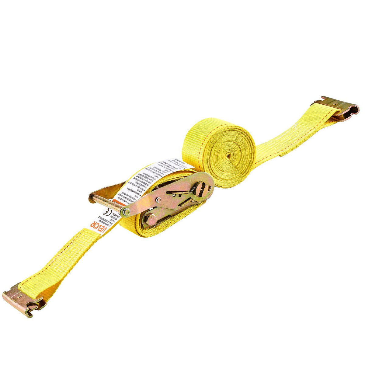 Ratchet Straps, 50.8 mm x 4.6 m, 30 Pack E-Track Tie Down Straps, 1995 kg Break Strength & 662 kg Rated Load, V952-ETRACKJLD2X1PQ6HQ001V0