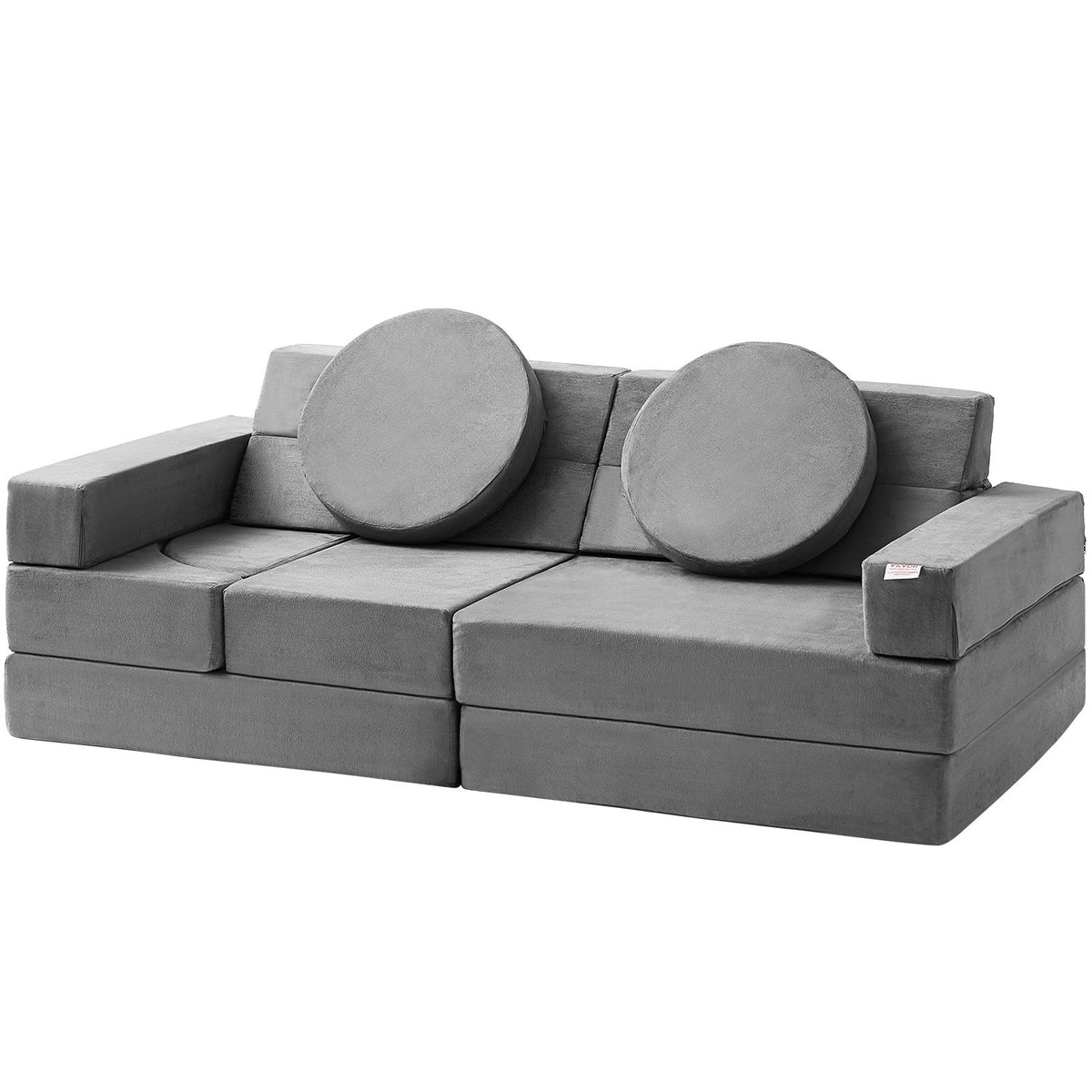 Play Couch, 15pcs Modular Kids Nugget Couch, Toddler Foam Sofa Couch with High-density 25D Sponge for V952-ETSF1656625YVMCKFV0