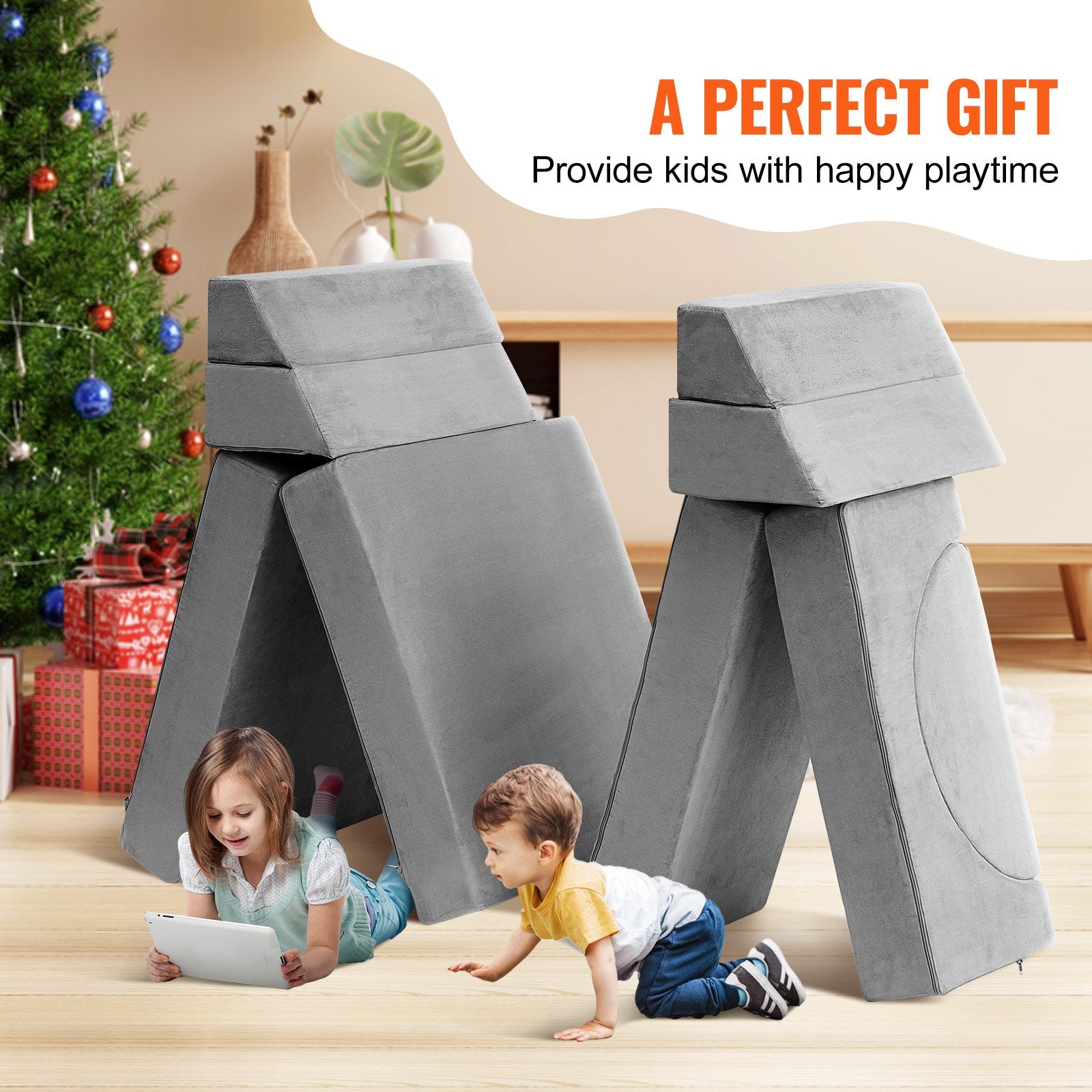 Play Couch, 15pcs Modular Kids Nugget Couch, Toddler Foam Sofa Couch with High-density 25D Sponge for V952-ETSF1656625YVMCKFV0