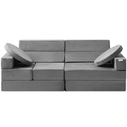 Play Couch, 15pcs Modular Kids Nugget Couch, Toddler Foam Sofa Couch with High-density 25D Sponge for V952-ETSF1656625YVMCKFV0