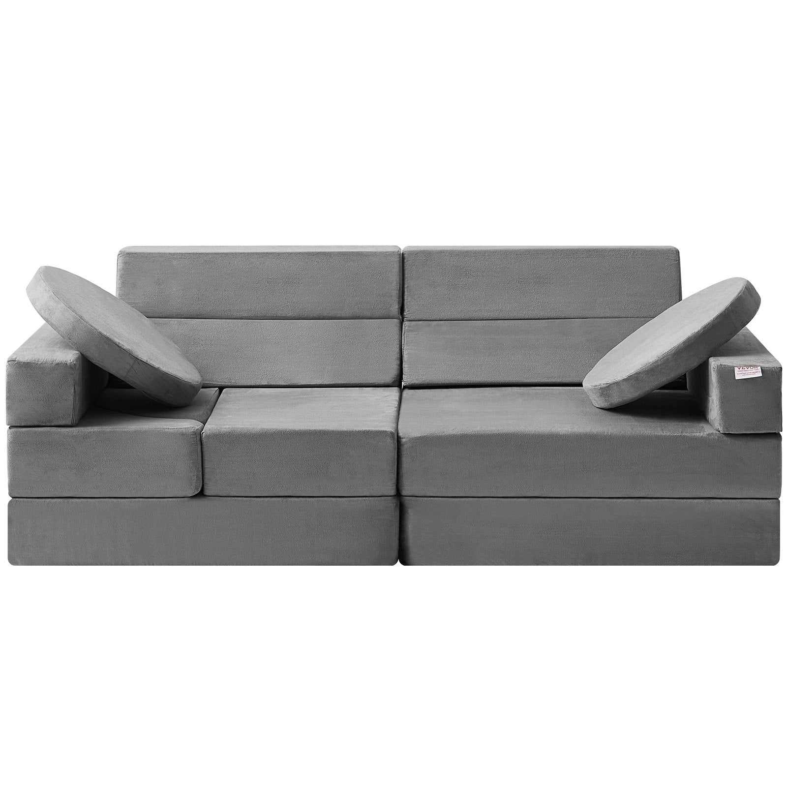 Play Couch, 15pcs Modular Kids Nugget Couch, Toddler Foam Sofa Couch with High-density 25D Sponge for V952-ETSF1656625YVMCKFV0