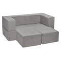 Modular Kids Play Couch 4Pcs DIY Creative Child Sectional Sofa Dark Grey V952-ETSF411849YCYGPWSV0