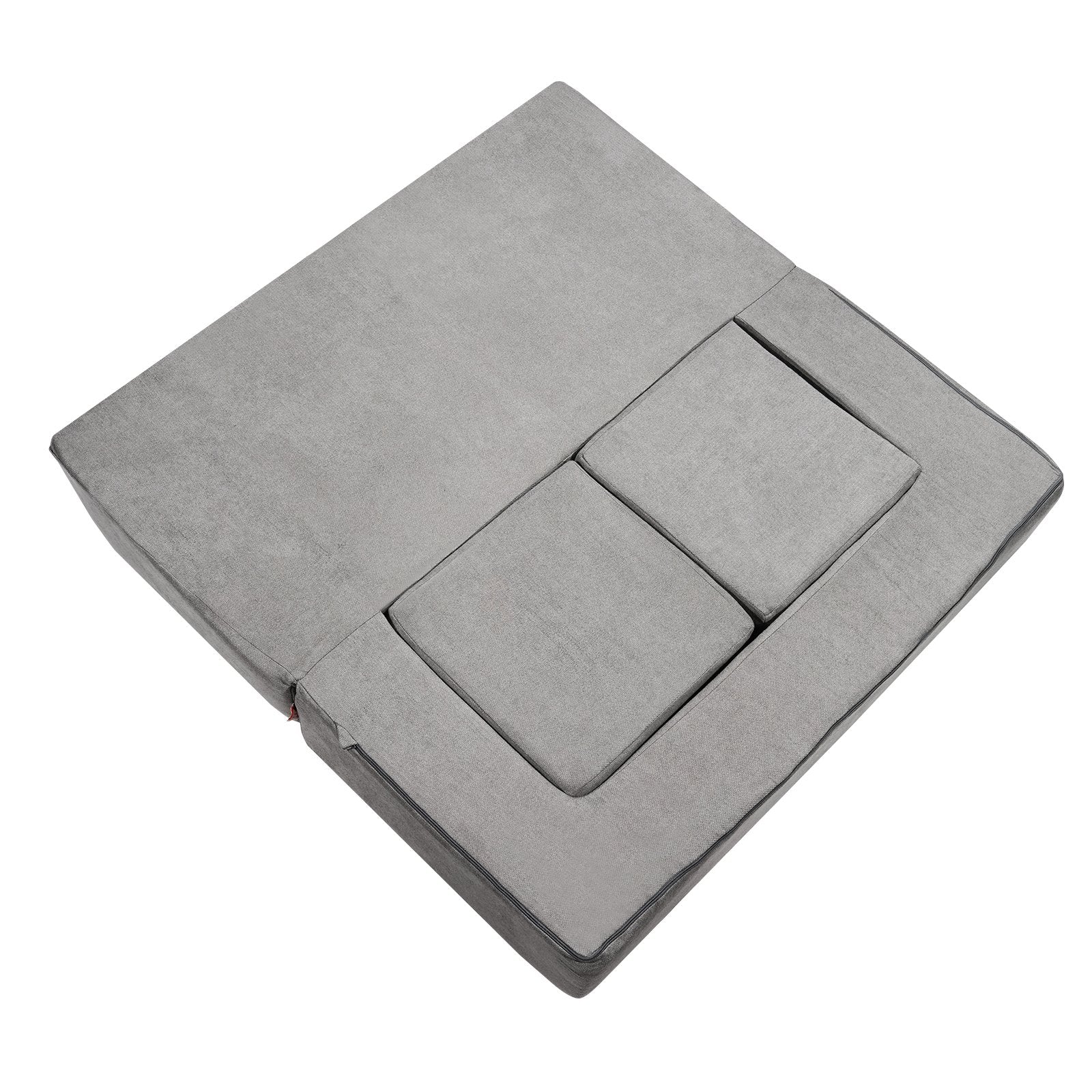 Modular Kids Play Couch 4Pcs DIY Creative Child Sectional Sofa Dark Grey V952-ETSF411849YCYGPWSV0