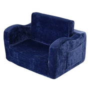 Baby Chair Foldable 2-in-1 Comfy Baby Lounger Couch Kids Sofa Blue V952-ETSF6354652INRR5PV0