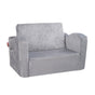 Baby Chair Foldable 2-in-1 Comfy Baby Lounger Couch Kids Sofa Grey V952-ETSF6354652INYQ5DV0