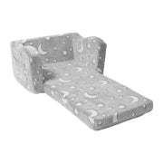 Fold-out Kids Sofa, Glow-in-the-Dark Kids Couch Chair, 2-in-1 Children Convertible Sofa to Lounger, Extra V952-ETSFZDSF00008T8FPV0