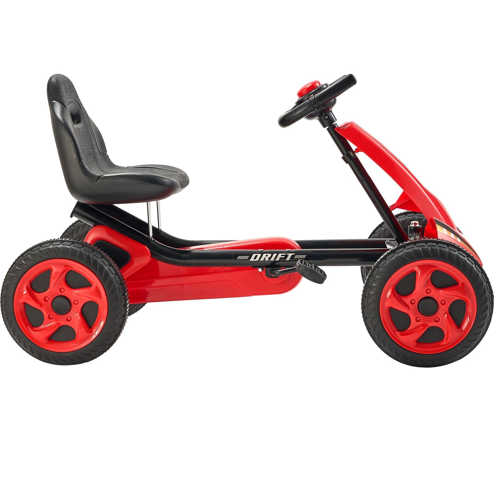 Go Kart 4 Wheel Pedal Ride On Toy for Kids Ages 3-8 Adjustable Seat Red V952-ETTBCJTK38S6FXZBJV0