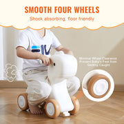 3 in 1 Rocking Horse for Toddlers 1-3 Years, Baby Rocking Horse with Detachable Balance Board and 4 Smooth V952-ETYBMHSSLDGNRHG1RV0