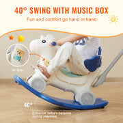 4 in 1 Rocking Horse for Toddlers 1-3 Years, Baby Rocking Horse with Detachable Balance Board, Push Handle V952-ETYBMSLDGNKTHCEGGV9