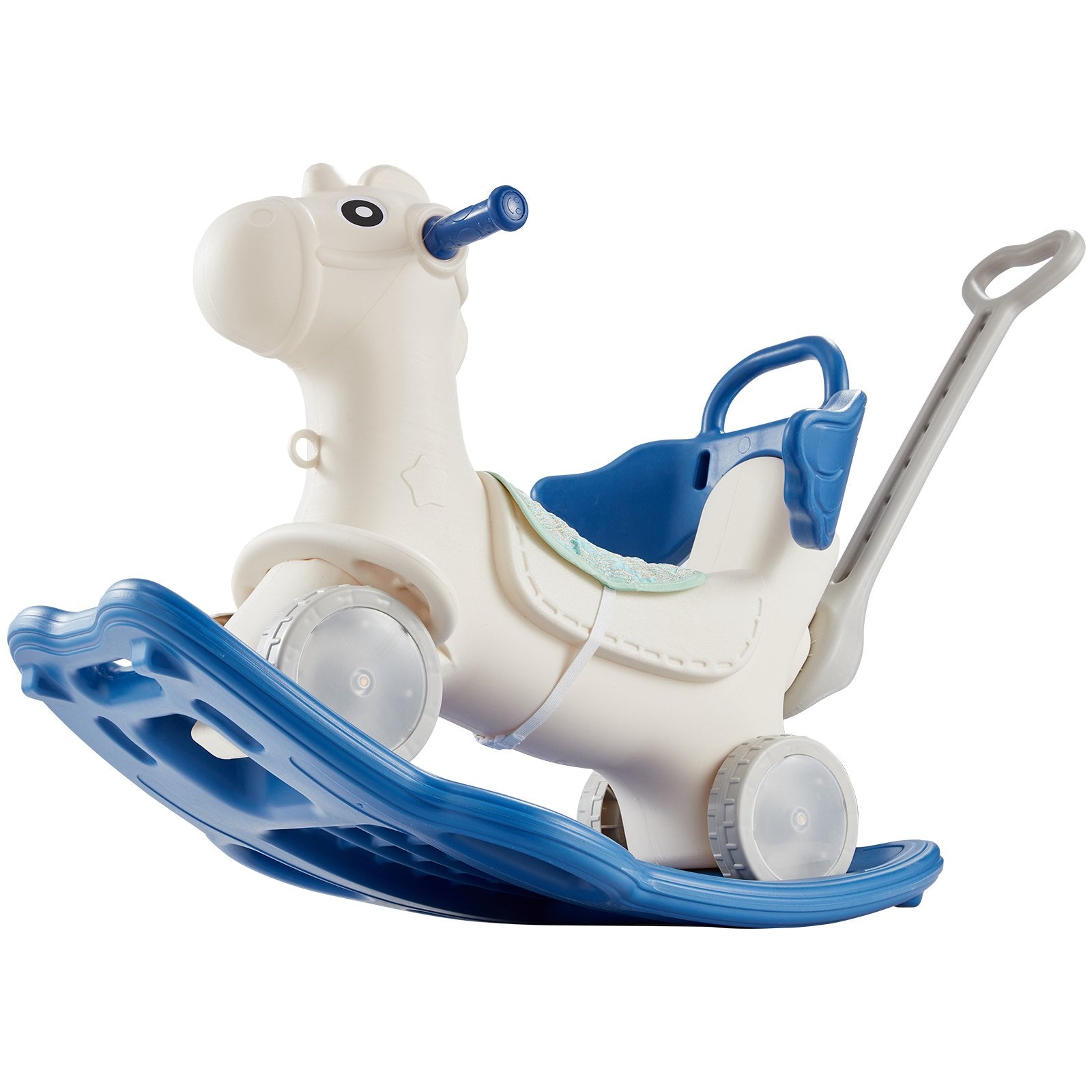 4 in 1 Rocking Horse for Toddlers 1-3 Years, Baby Rocking Horse with Detachable Balance Board, Push Handle V952-ETYBMSLDGNKTHCEGGV9