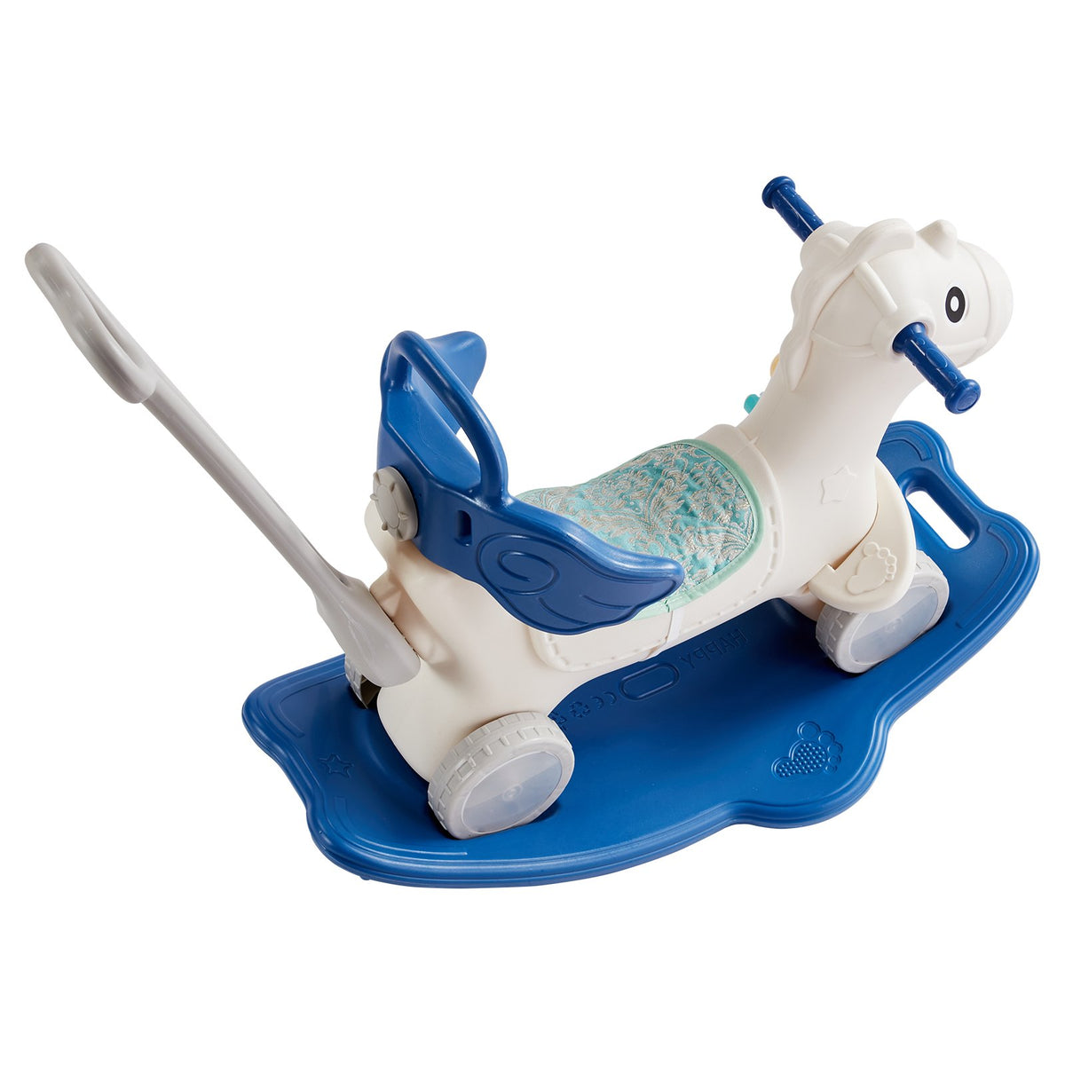 4 in 1 Rocking Horse for Toddlers 1-3 Years, Baby Rocking Horse with Detachable Balance Board, Push Handle V952-ETYBMSLDGNKTHCEGGV9