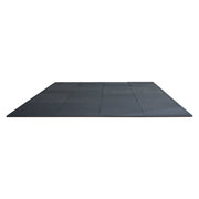 0.56 Inch Thick Gym Floor Mats, 6 Tiles Rubber Top with EVA Foam, 25" x 25" Gym Flooring Workout Mats with 25 V952-EVAQXJSHSDZXKEXU0V0