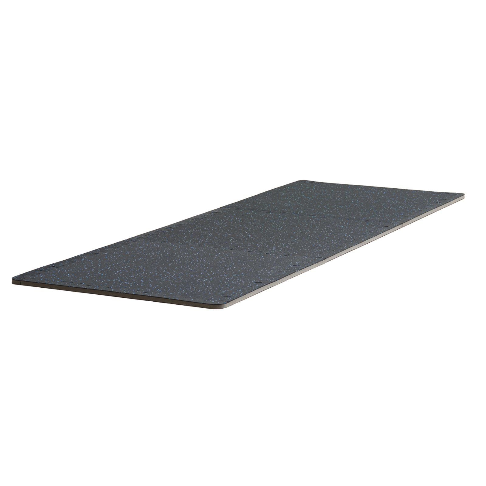 0.56 Inch Thick Gym Floor Mats, 6 Tiles Rubber Top with EVA Foam, 25" x 25" Gym Flooring Workout Mats with 25 V952-EVAQXJSHSDZXKEXU0V0
