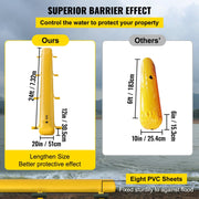 Flood Barrier Hydro Barrier 24' Length x 12 V952-F24FT20IN12IN1OCOV0