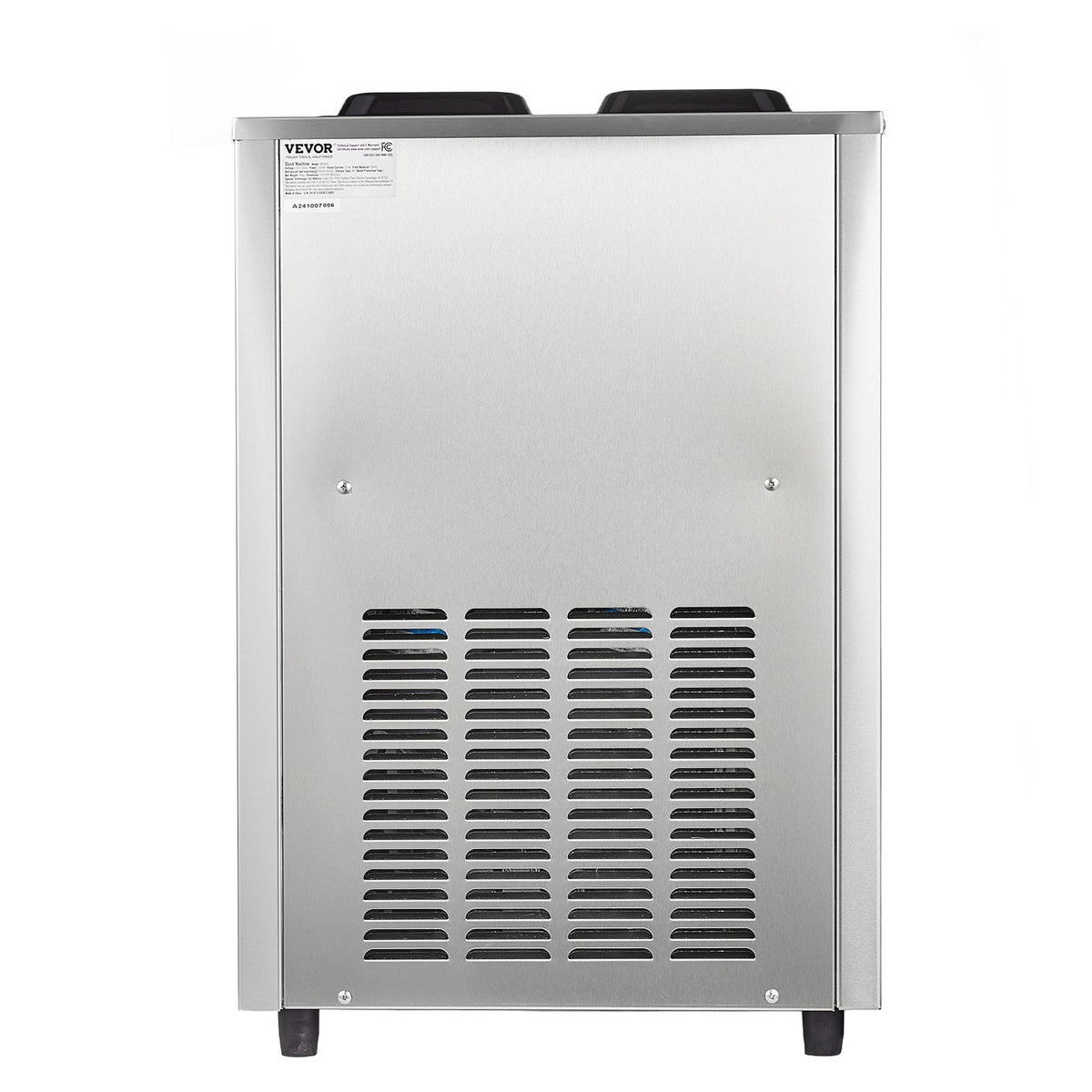 Commercial Slushy Machine, 2 x 12L / 3.17 Gal Double Tanks, Cool and Freeze Modes, Stainless Steel Margarita V952-FB8L4L22000W2RDAFV3