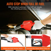 Fuel Transfer Pump 12V 8 GPM 1/6 HP Diesel Pump with Auto Fuel Nozzle V952-FBBMG8GPM16H7QUUSV9