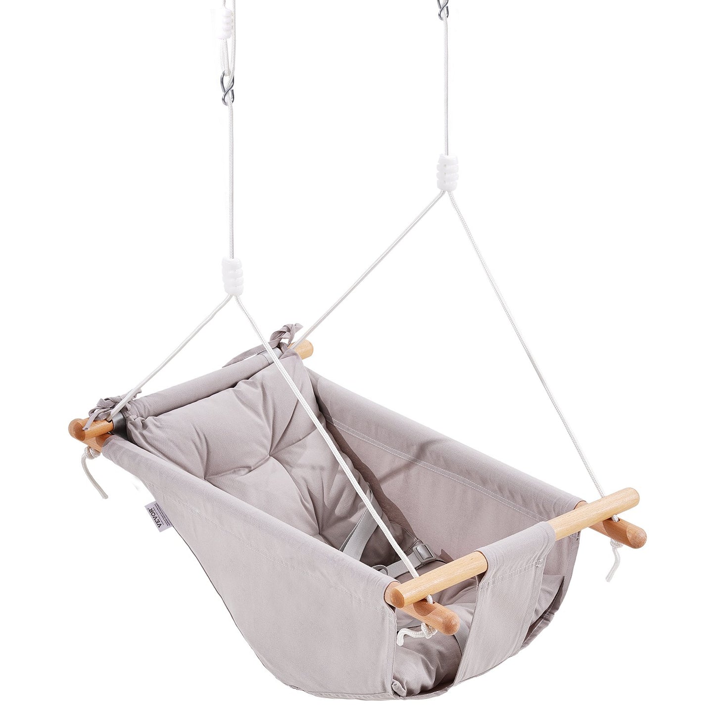 Canvas Hammock Swing, 3 Modes Baby Swing Indoor and Outdoor with 5-Point Harness, and Tree Straps, 150lbs V952-FBDCQQZYFBZYMBCRWV0