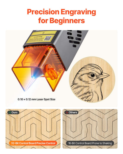 Laser Engraver, 10W, Laser Engraving and Cutting Machine with Enclosure, Laser Cutter Engraver Machine, 300 x V952-FBSJGDKJ10W3Y5W9M001V3