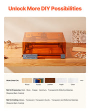 Laser Engraver, 10W, Laser Engraving and Cutting Machine with Enclosure, Laser Cutter Engraver Machine, 300 x V952-FBSJGDKJ10W3Y5W9M001V3