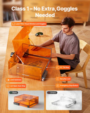 Laser Engraver, 20W, Laser Engraving and Cutting Machine with Enclosure, Laser Cutter Engraver Machine, 7000 V952-FBSJGDKJ20W3FUFFH001V3
