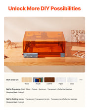 Laser Engraver, 20W, Laser Engraving and Cutting Machine with Enclosure, Laser Cutter Engraver Machine, 7000 V952-FBSJGDKJ20W3FUFFH001V3